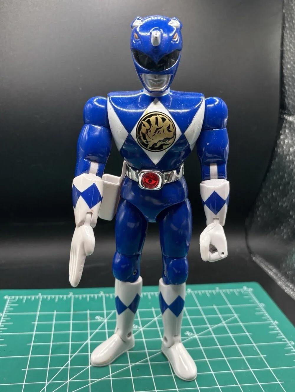 Vintage Mighty Morphin Power Rangers Billy Blue Karate Chop Ranger 8